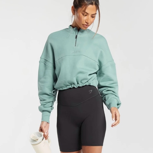 GYMSHARK HEAVYWEIGHT LOOPBACK SWEAT PULLOVER - Picture 2 of 5